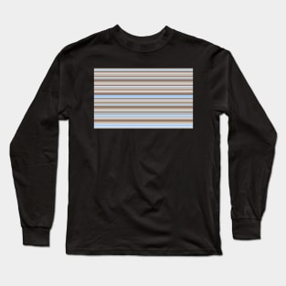 Ancient Minoan Stone and Sky Stripes for Face Masks Long Sleeve T-Shirt